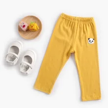 Детские леггинсы с рисунком панды в Корейском стиле; леггинсы унисекс; Новинка осени года; детская одежда в Корейском стиле; сезон осень; Sparkling S