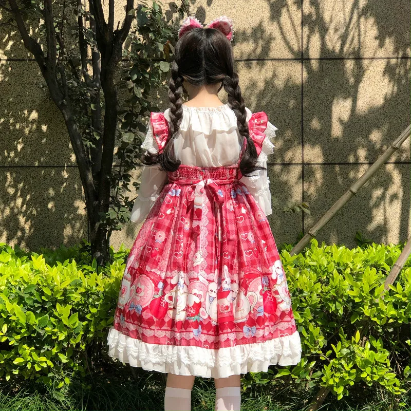 Cosplay&ware Lolita Tea Rabbit Dress Sling Jsk Shirt Renaissance Gothic Party Sweet -Zentai shop online H827bc00a9e364eefa7feaf52e7d2371en.jpg