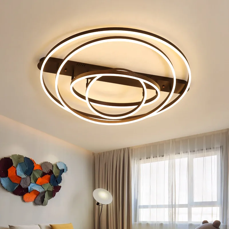 

Northern European-Style Modern Minimalist Ceiling Lamp Creative Cool Acrylic LED Circular Living Room Lights Glorious Circle Res