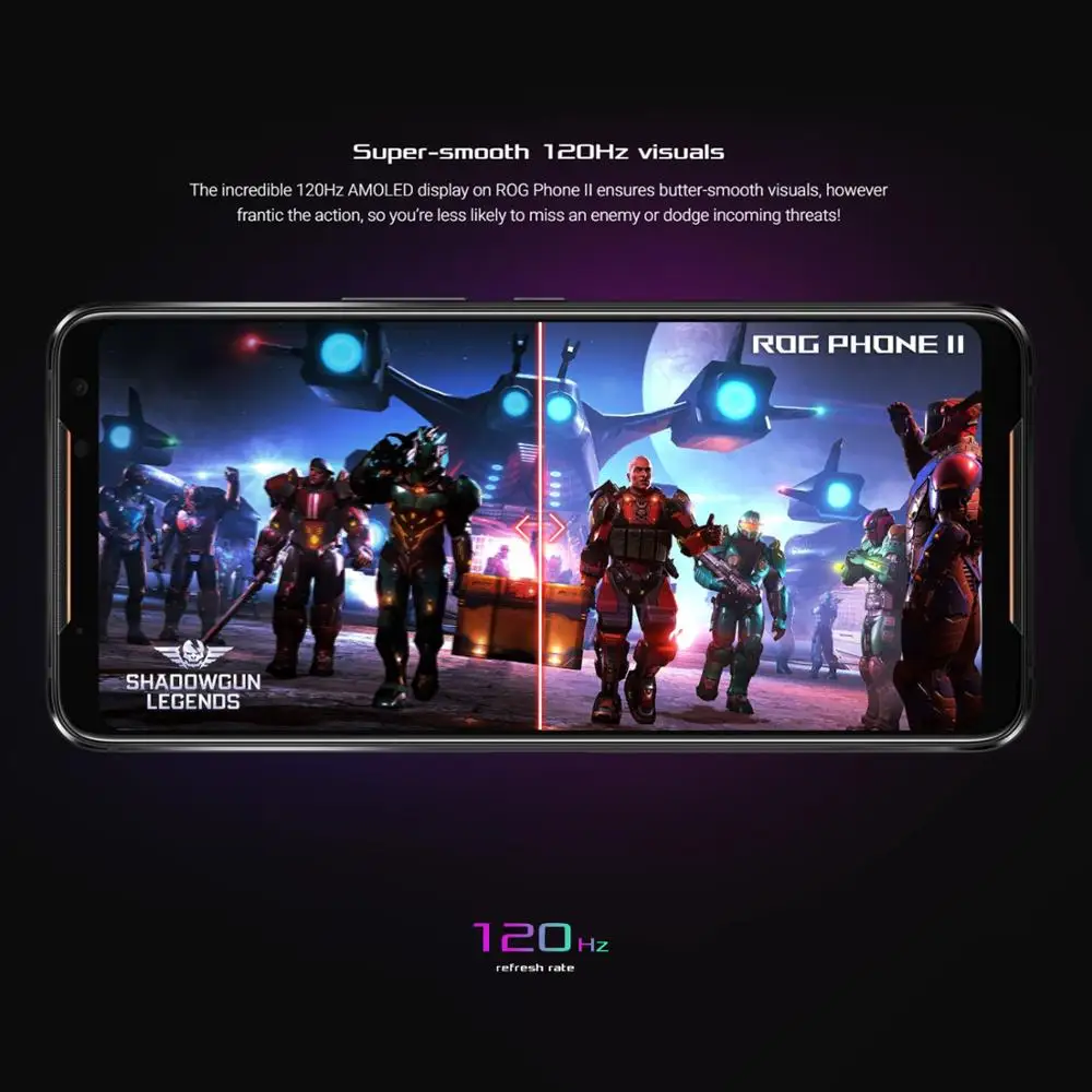ASUS ROG Phone II (ZS660KL) Strix Edition Gaming Phone Global Version 8GB 128GB Snapdragon 855 plus 6000mAh NFC OTA Update ASUS ROG Phone II (ZS660KL) Strix Edition Gaming Phone Global Version 8GB 128GB Snapdragon 855 plus 6000mAh NFC OTA Update