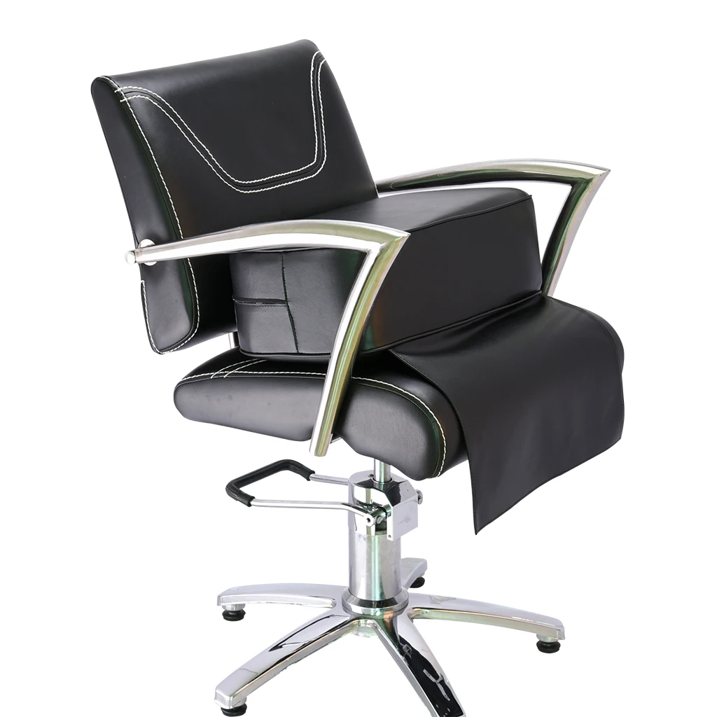 Child Booster Seat Cushion Beauty Salon Spa Chair with zip , Black/White