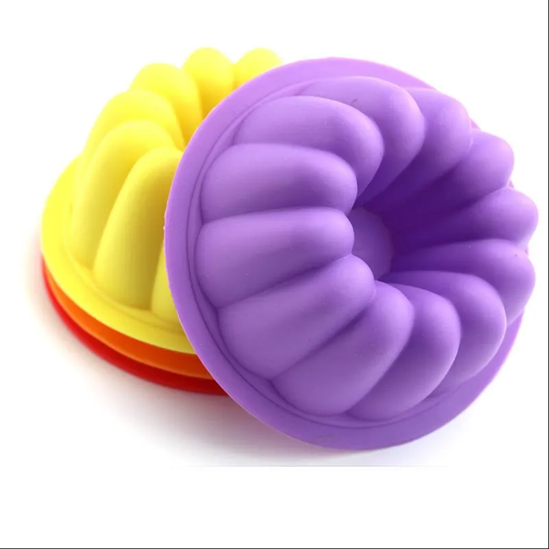 

Baking Tools DIY Pattern 12.5*4.5CM Round Cake Mold Easy Off Mold Birthday Party Business Cute Pumpkin Type Moon Cake Mould