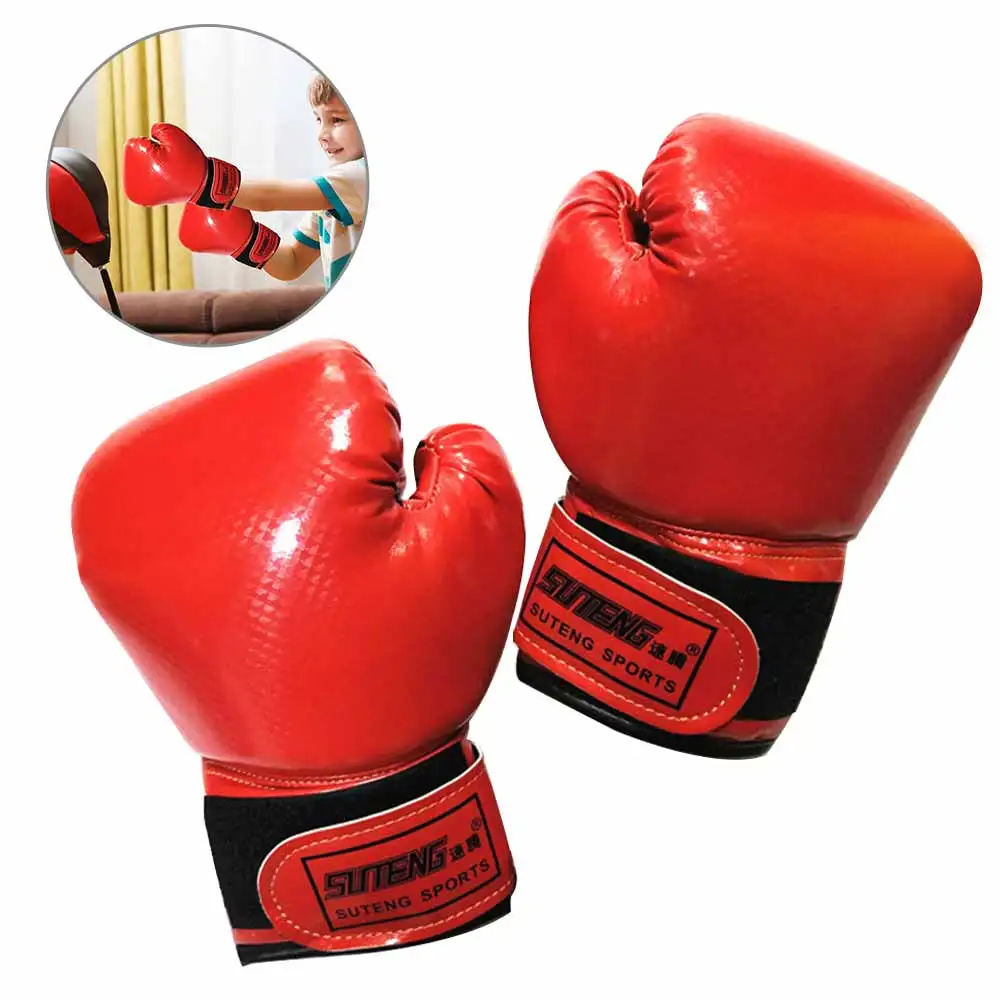 Боксерские тренировочные перчатки детские боксерские забавная Муай Тай Санда