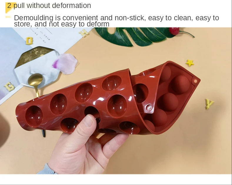 Silicone mold silicone baking pan for pastry molds bakeware sphere ball mold silicone mold for pops cake mold Silicone bakeware