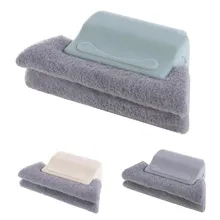 

1pc Creative Window Groove Cleaning Cloth Brush Slot Hand-held Door Gap Keyboard Kitchen Floor Gap Household Cleaning Tool