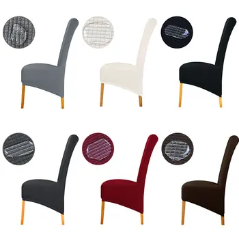 

Waterproof Super Soft Big Chair Cover Elastic Seat Chair Covers Stretch High King Back Slipcovers For Home Christmas Banquet
