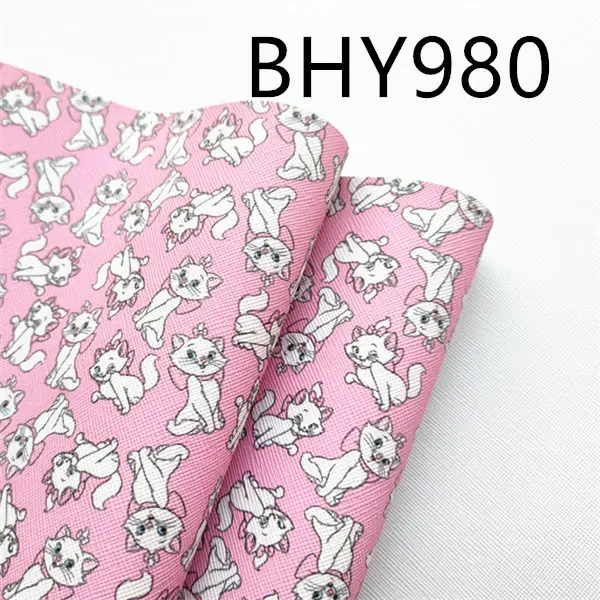 A4 20*33 см 10 листов мультфильм девушка кошка характер ткань синтетическая кожа виниловый лист BHY980