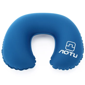 

U-Shape Ultralight Air Inflatable Neck Pillow Travel Pillow Portable Compact Comfortable for Airplane Office Beach Car Camping