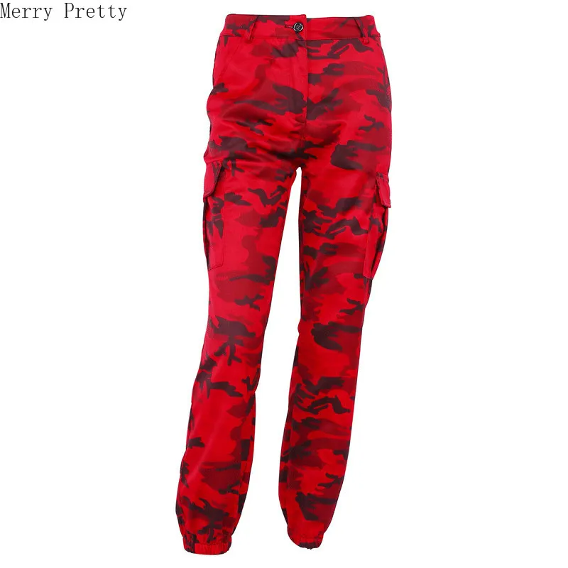 Women's Military Camouflage Print Harem Pants 2020 Spring Streetwear