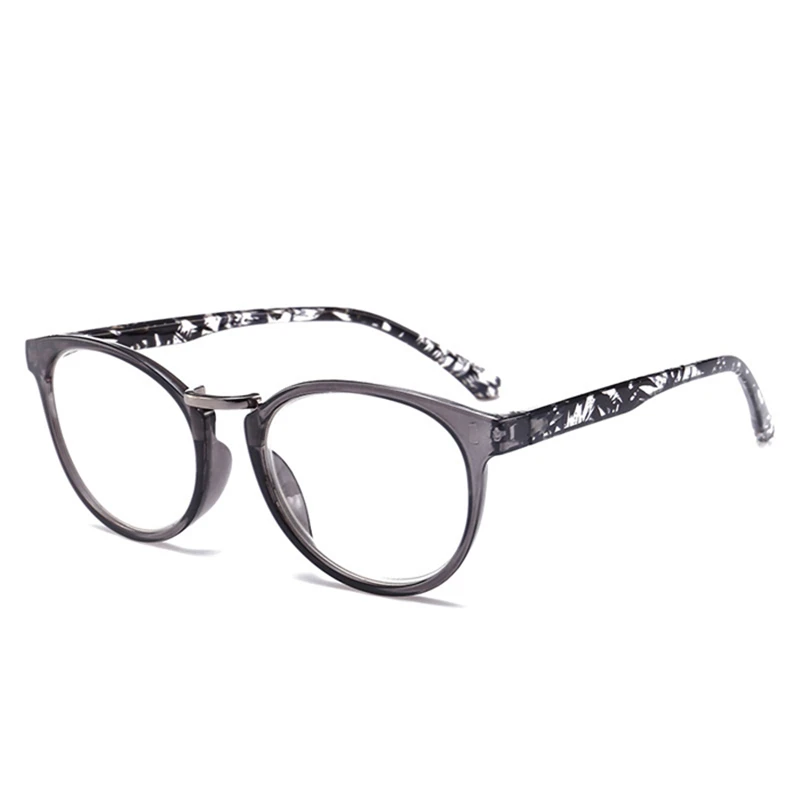 Zilead женские мужские очки для чтения кошачий глаз винтажные очки при дальнозоркости Модный цветочный принт диоптер+ 1,5+ 2,0+ 2,5+ 3,0+ 3,5+ 4,0