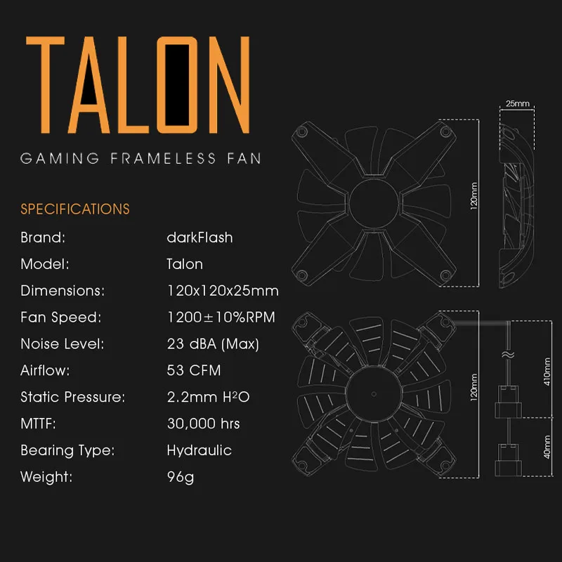 Aigo Talon pro, 120 мм, чехол для компьютера, вентилятор, кулер для процессора, Охлаждающий радиатор, 12 В, без рамки, RGB, охлаждающий вентилятор для процессора, тихий, для Inter и AMD