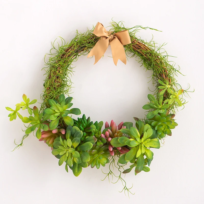 

Hand-made garland door ring, lintel, wall decoration imitation flower wall hanging Festival and new house decoration