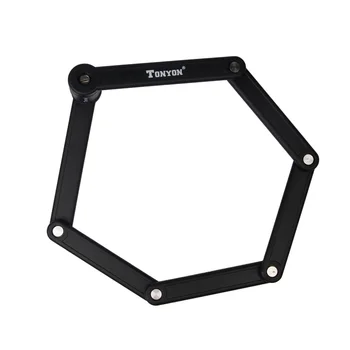 

TONYON Folding Bicycle Lock Heavy Duty Folding Bicycle Lock Multifunctional Mountain Bike Road Bike Professional Anti-theft Lock