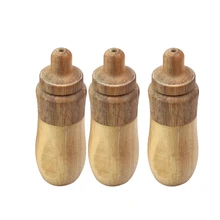 1 шт. классический деревянный зерна Мини 8,5 см портативный курительная трубка с защитной крышкой деликатная трубка для курения табака