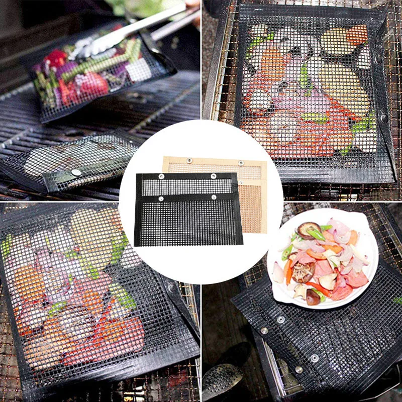 Bbq Mesh Grill Bag, Non-stick Mesh Grilling Bags, Reusable And Easy To  Clean, Vegetables Grilling Pouches Grill Accessories Bbq Tools, Works On  Electric Grill Outdoor Gas Charcoal Bbq, For Outdoor Camping Picnic