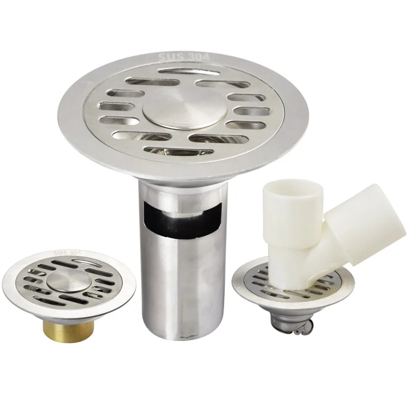 

Is 304 Stainless Steel Deodorizing Circular Floor Drain Copper Floor Drain Core Washing Machine Floor Drain Cover Joints Floor D