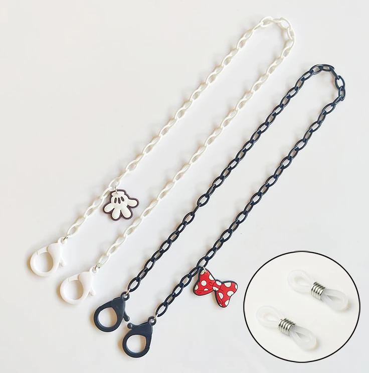 2021 New Creative Mask Chains For Kids Acrylic Glasses Strap Sunglasses Chain Holder Neck Cord Eyewear Jewelry Gift For Women