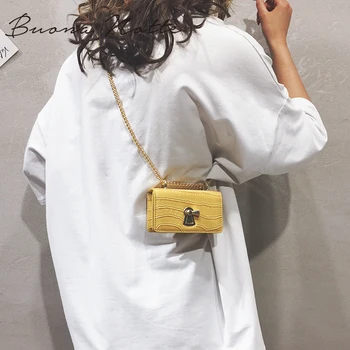 

Stone Pattern Mini Flip Square Bag 2020 Summer New Quality PU Leather Women's Designer Handbag Lock Chain Shoulder Messenger Bag