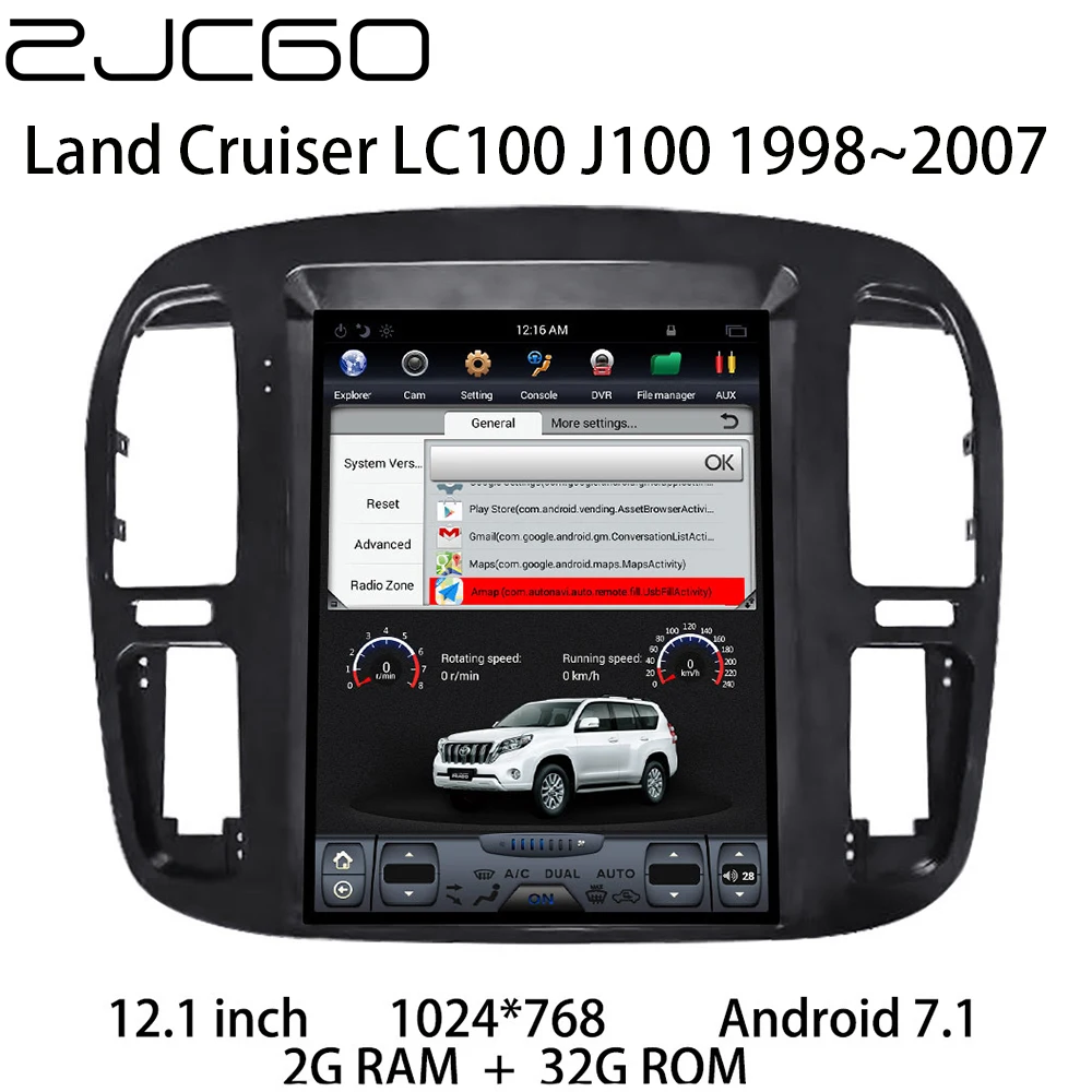 

Car Multimedia Player Stereo GPS NAVI DVD Radio Navigation NAVI Android Screen for Toyota Land Cruiser 100 LC100 J100 1998~2007