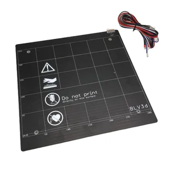 

1pcs BLV MGN Cube 3d printer upgrade PCB high temperature magnets heated bed 24V MK3 MK3S type up to 130°C with Cable