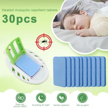 

30pcs Electric Mosquito Killer Mats Anti Mosquito Repellent Mat Scentless Home Safe Insect Pest Control for Pregnant Baby