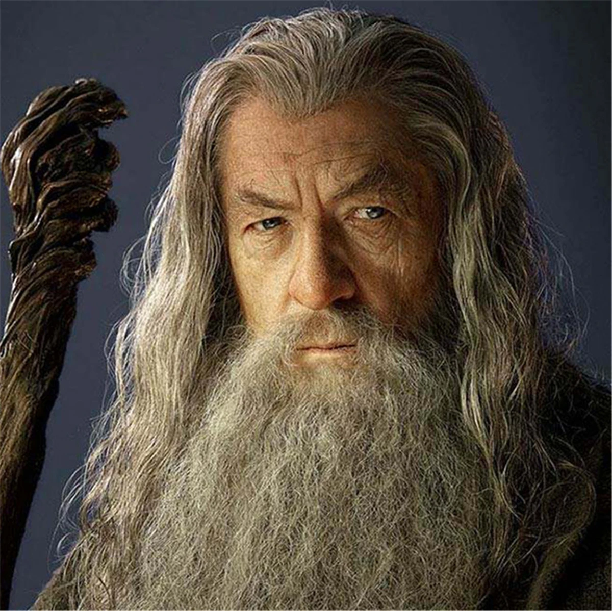 Хэллоуин Хоббит волшебник Gandalf серый длинный кудрявый парик и борода Набор косплей реквизит для костюмов для мужчин и взрослых