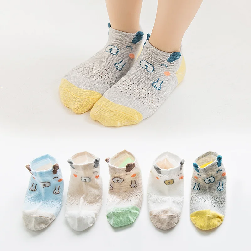 

Min liu 2019 Spring Summer New Style Cotton CHILDREN'S Socks Mesh Breathable No-show Socks BABY'S Socks Men And Women BABY'S Soc