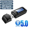 USB Bluetooth Receiver Transmitter Audio Bluetooth 5.0 Adapter For Car PC TV HD HiFi Receptor Wireless Adapter LCD 3.5MM AUX ► Photo 1/6