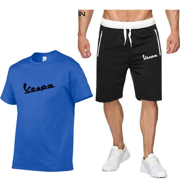 

Tracksuit Men M-2XL Summer New Hot Sale Men's Sets T Shirts+shorts Two Pieces Sets Casual Tracksuit Male O-Neck Sportswear