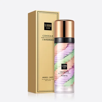 

3 in 1 Concealer Base Primer Full Cover Makeup Liquid Pore Foundation Cream Facial Moisturizing Make Up Base Lasting Oil Control