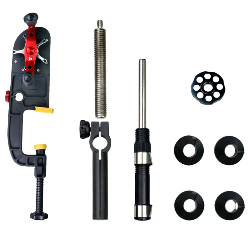 

HOT-Fishing Line Winder Spooler System Machine Reel Spooler Portable Aluminum Fishing Line Winder Reel Spool Station