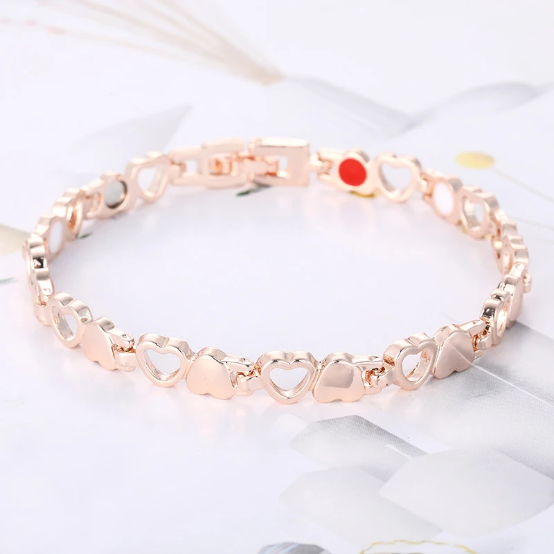 Men Women Silver Plated Chain Bracelet Hollow Heart Cuff Bangle NEW Jewelry Gift