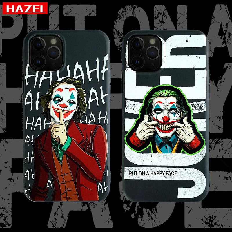 2019 DC Movie Clown Case for iPhone 6 6S 7 8 Plus X 11 Pro XS Max Funda Joker Cover Soft TPU XR |