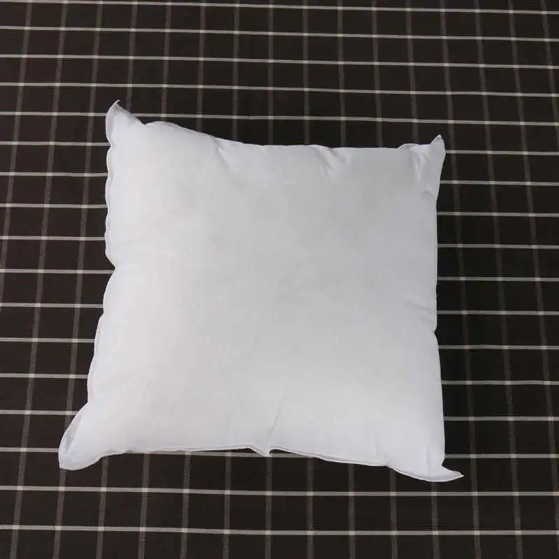 1PC Standard Pillow Cushion Core Cushion Inner Filling Soft Throw Seat Pillow interior Car Home Decor White 40X40CM 45X45CM 5