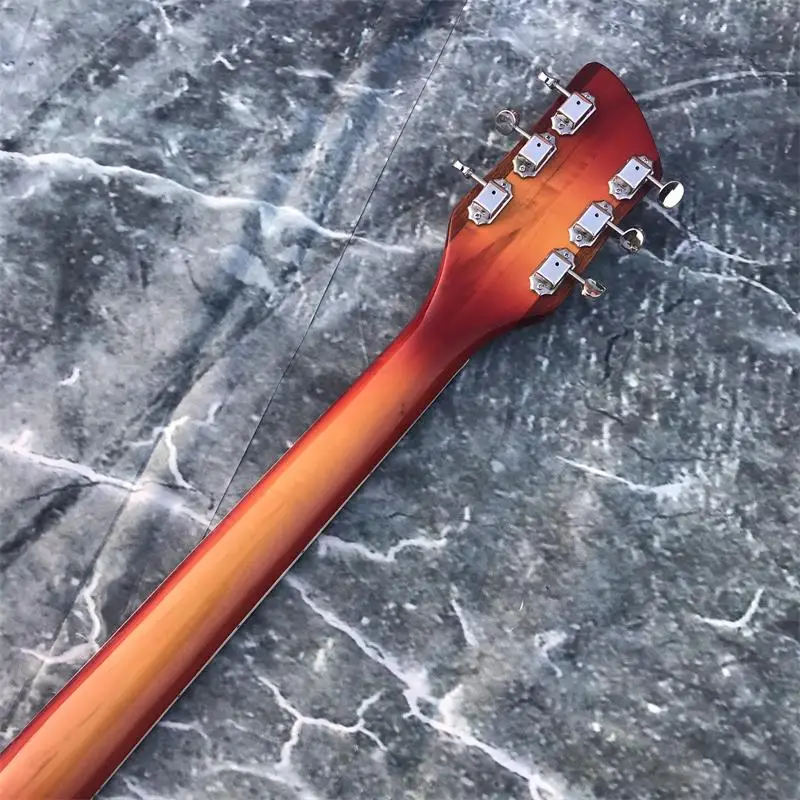 Guitarra Electrica de 6 cuerdas R-660, tablero de palo de rosa tiene el brillo de barniz en ella Envio