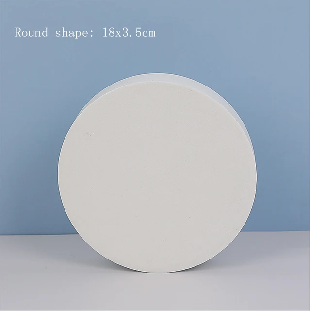 Cube Photo Props INS 3D Ornaments Jewelry Shooting Cosmetics Posing Photography Background Props White Big Round