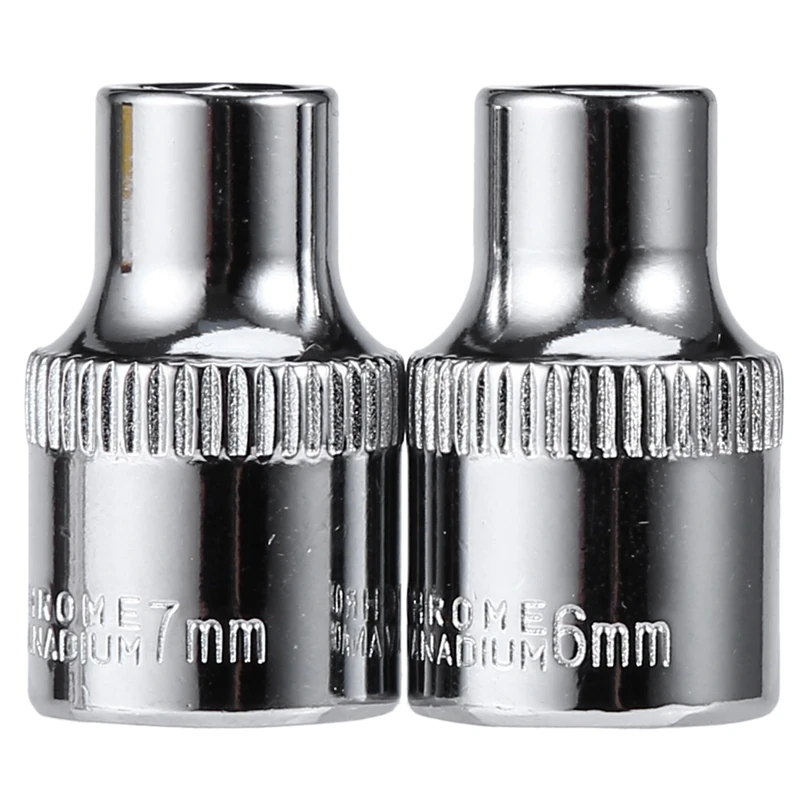 14Pcs 3/8 Inch Drive Socke Set 6 7 8 9 10 11 12 13 14 15 16 17 18 19mm Socket Wrench Point Bit Adapter Car Repair T |