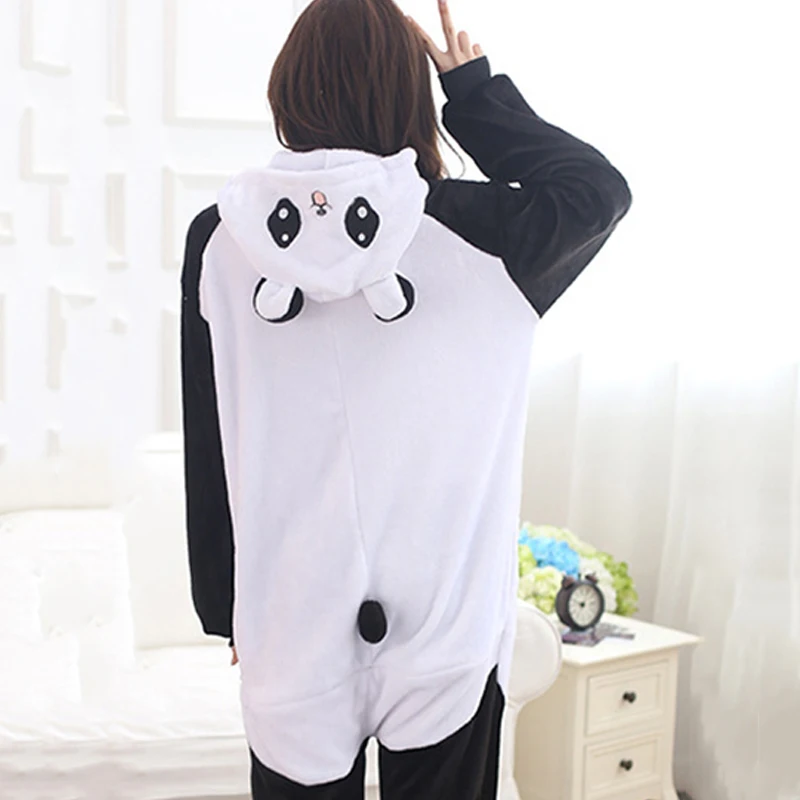 Adult Panda Cartoon Kigurumi Cosplay Costume Women Loose Kid Winter Animal Onesie Jumpsuit Boy Anime Flannel Pajamas Sleepwear Adult Panda Cartoon Kigurumi Cosplay Costume Women Loose Kid Winter Animal Onesie Jumpsuit Boy Anime Flannel Pajamas Sleepwear