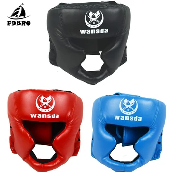 

Kick Boxing Helmet for Men Women PU Karate Muay Thai Guantes De Boxeo MMA Sanda Training Adults Equipment Tactical Helmet