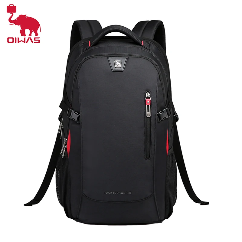 Mens Backpack Laptop-Bags Waterproof Casual Women OIWAS Schoolbag Travel Teenager Large-Capacity