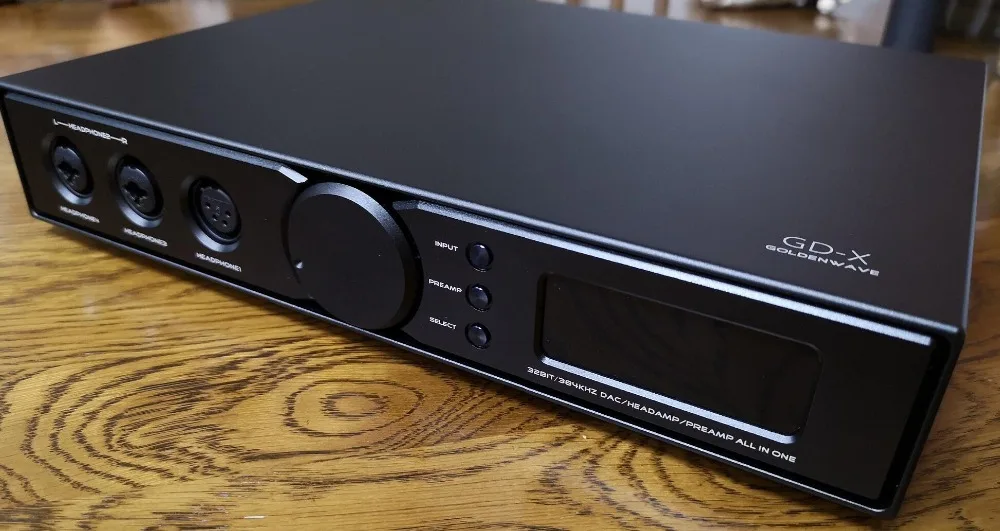 GoldenWave GDX II GD-X II AKM AK4497 DAC Декодер Усилитель для наушников USB COXIAL IIS XLR RCA Предварительный усилитель DSD512 PCM768