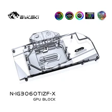 Bykski – bloc d'eau pour carte graphique colorée Battle AX RTX3060TI, 8G, N IG3060TIZF X pièces, pour refroidissement vidéo