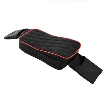 

Universal Car Armrest Box Mats Car Interior Armrest Pad Hollow Cotton & PU Surface Styling Armrest Box Pad covers