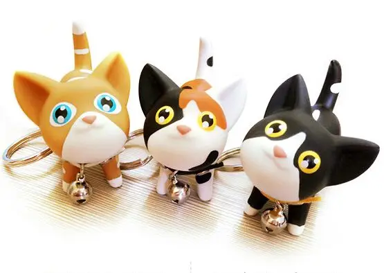 Брелок для женщин Lucky Cat новинка Мультяшные женские Брелки кошек Очаровательная