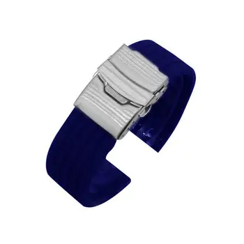 

Universal 24MM Silicone Watch Replacement Band Quick Release Watchband Strap