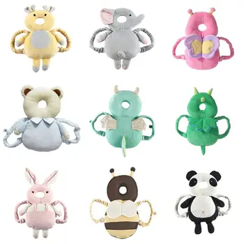 

Sleep Positioner Safety Children Cartoon Toddler Shatter-Resistant Breathable Headrest Head Crash Protection Pad Cap New Arrival