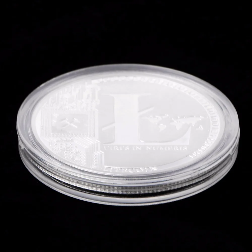 1 унций чистый. 999 посеребренный 25 LTC Litecoin Vires в цифре медальон монета