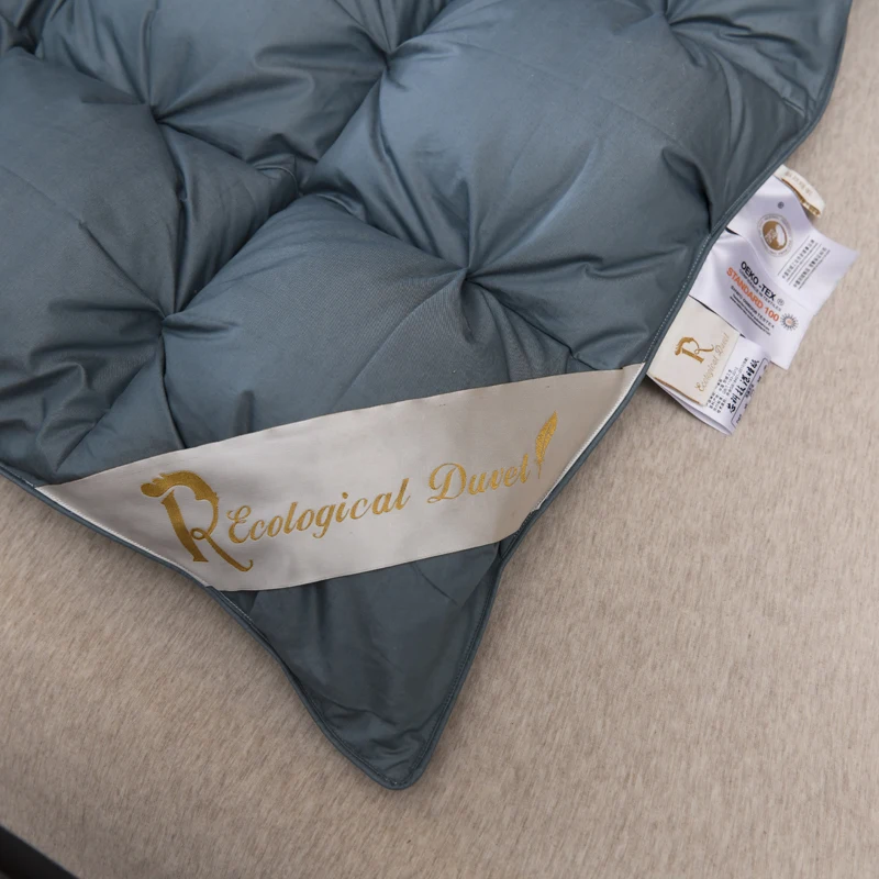1000TC White Goose Down Comforter Duvet Insert US Queen King Super size 104X91