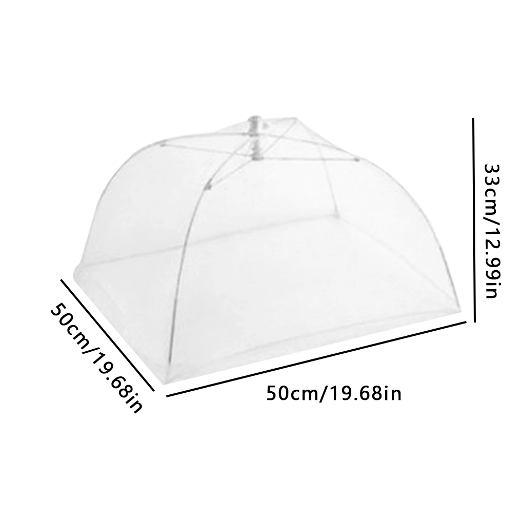 Folding Food Mesh Cover Tent Home Dining Table Kitchen Counter Meal Vegetable Fruit Umbrella Breathable Insect-proof Food Cover food cover
