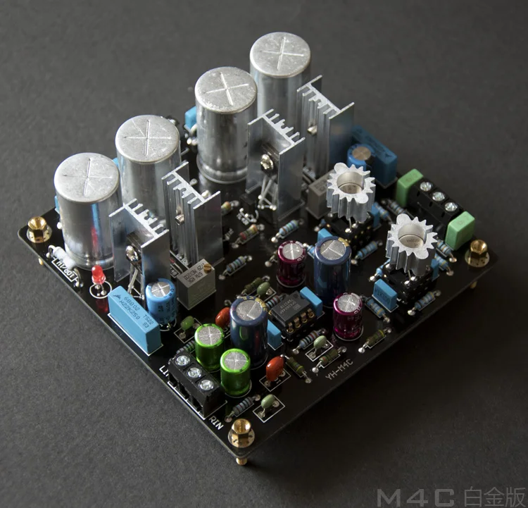 Собрать M4C HIFI OPA2604AP OPA2134PA op amp массив предусилителя/доска предварительного усилителя